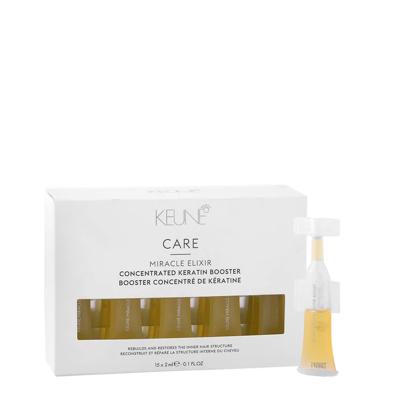 Keune Care Line Miracle Elixir Booster 15x2ml - fiale anticrespo alla cheratina