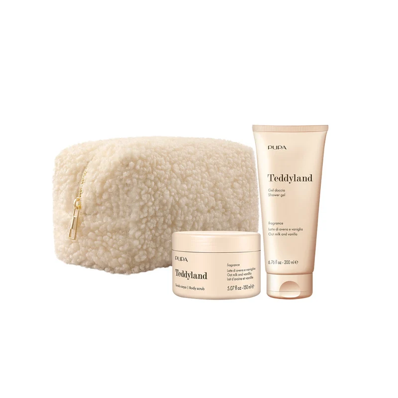 Teddyland Latte di Avena e Vaniglia Kit con Scrub Corpo