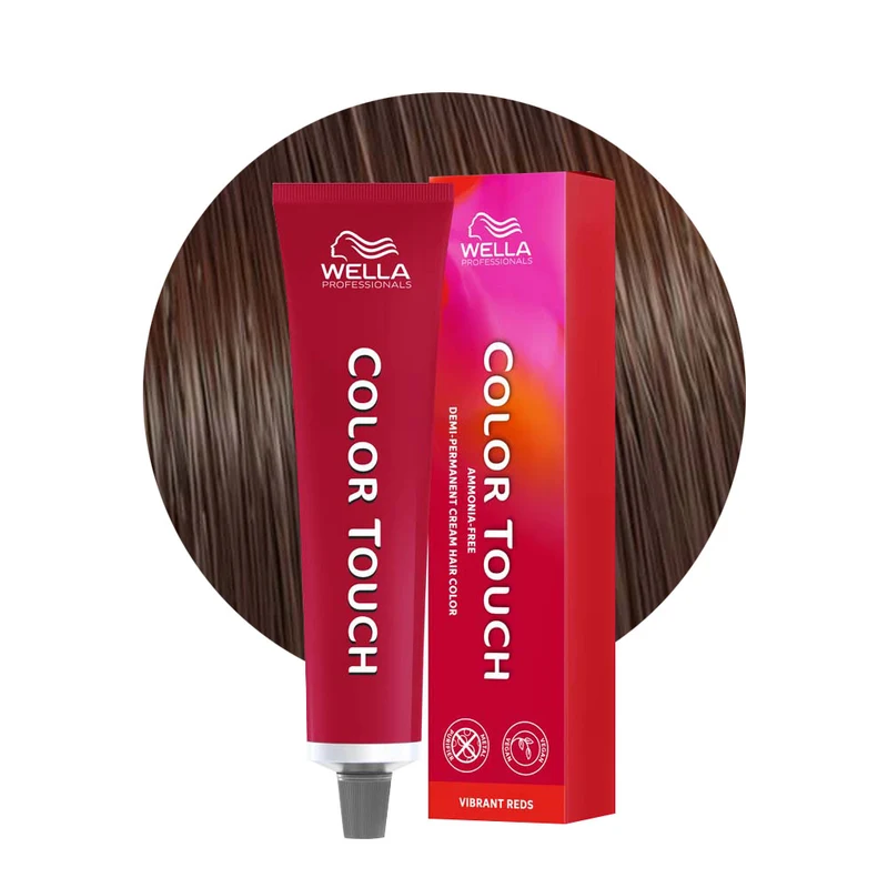 Wella Color Touch Vibrant Reds 5/4 Castano Chiaro Ramato 60ml - colore semipermanente senza ammoniaca
