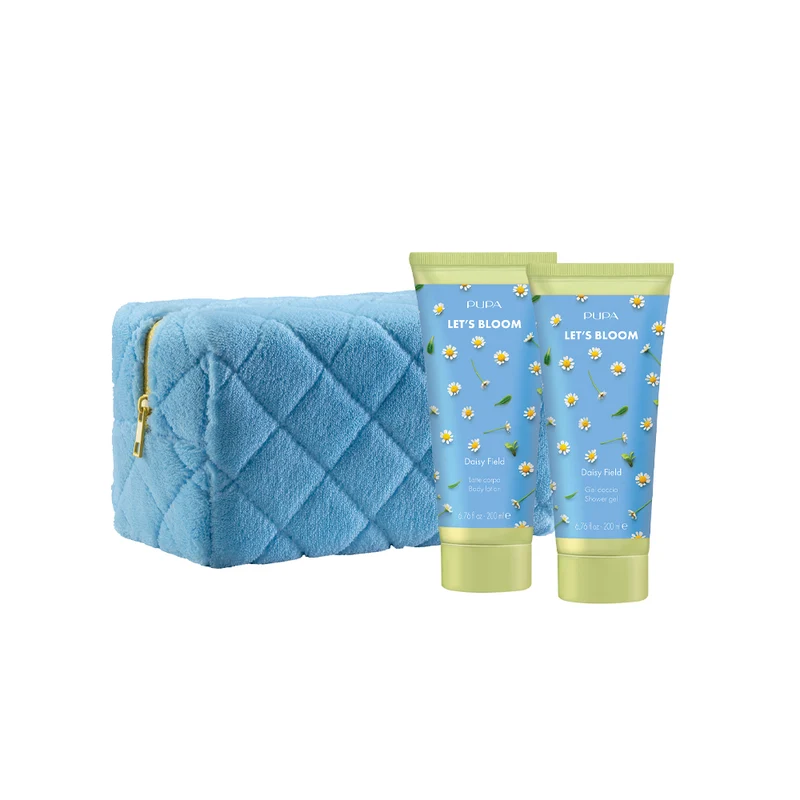 Let's Bloom Daisy Field Kit con Latte Corpo Cofanetto Regalo
