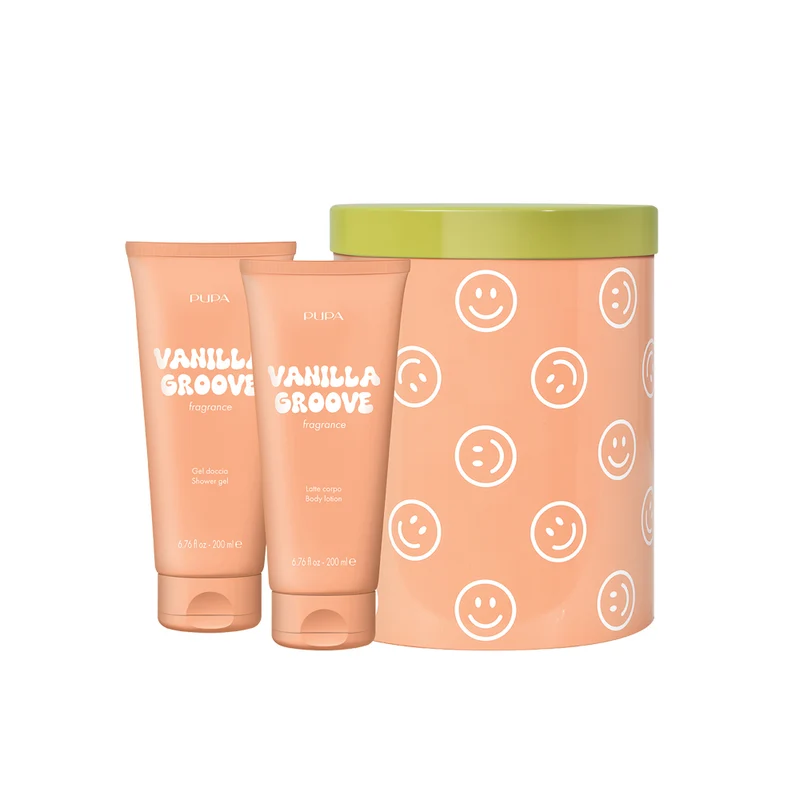 Happy Box Vanilla Groove Kit con Gel Doccia Cofanetto Regalo