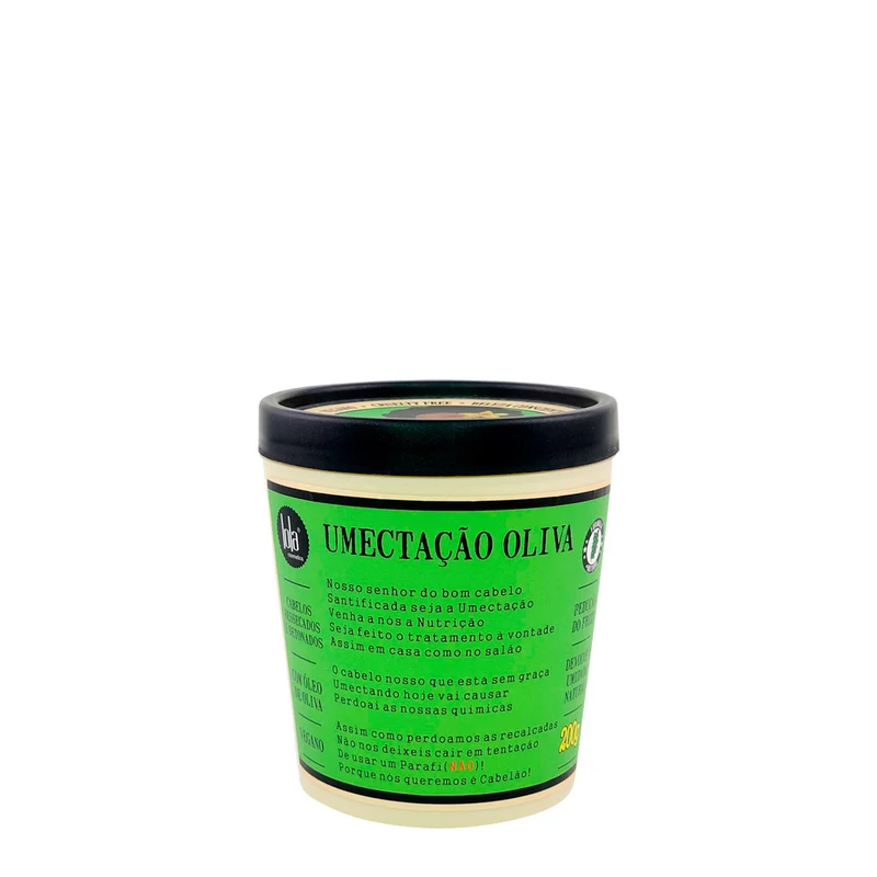 Lola From Rio Umectação Oliva Máscara 200gr - maschera super idratante capelli secchi e danneggiati