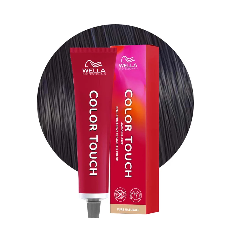 Wella Color Touch Pure Naturals 2/0 Nero 60ml - colore semipermanente senza ammoniaca