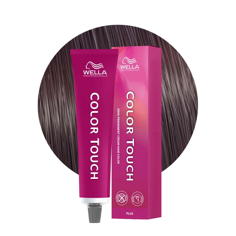 Wella Color Touch Plus 55/06 Castano Chiaro Intenso Naturale Violetto 60ml - colore demi-permanente