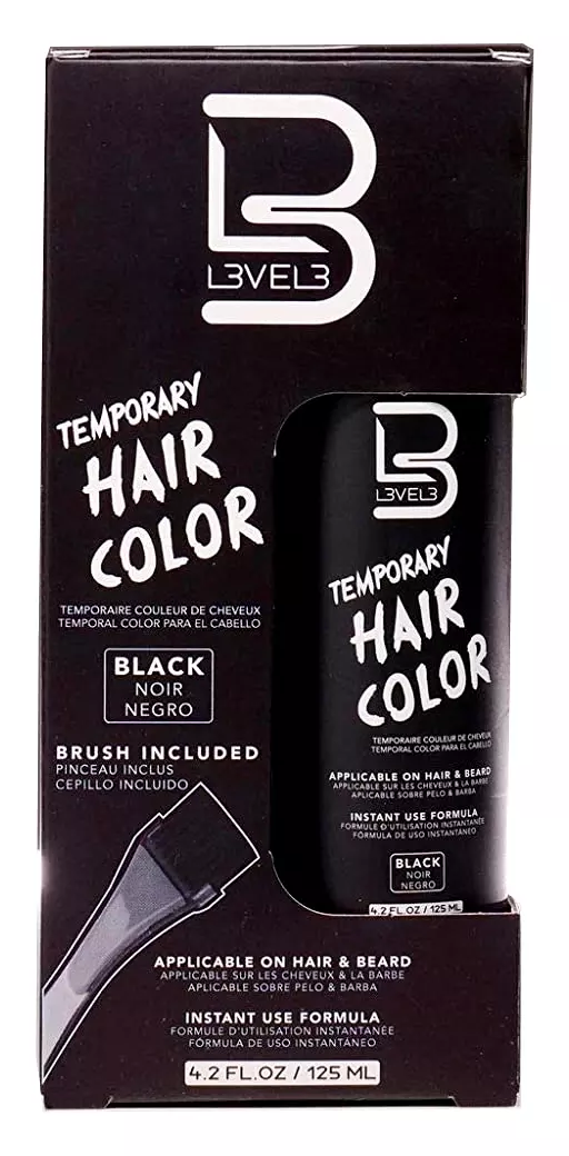 Temporary Hair Color Black L3VEL3 125 ml