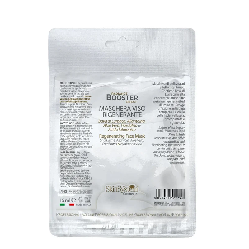 SkinSystem Radiance Booster Effect Regenerating Face Mask 15ml - maschera viso rigenerante