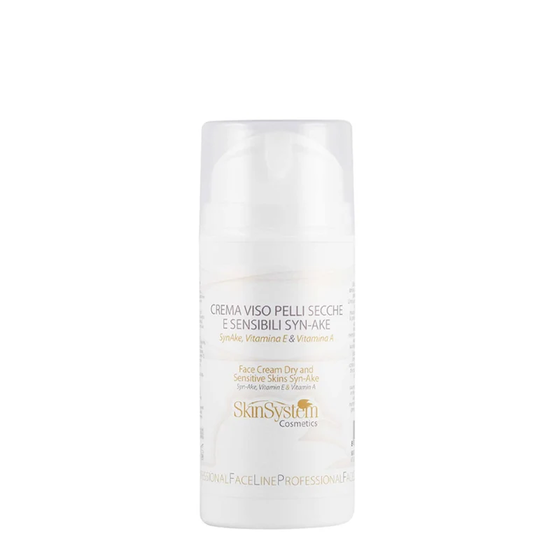 SkinSystem Face Cream Dry and Sensitive Skins Syn-Ake 100ml - crema anti-età pelle sensibile