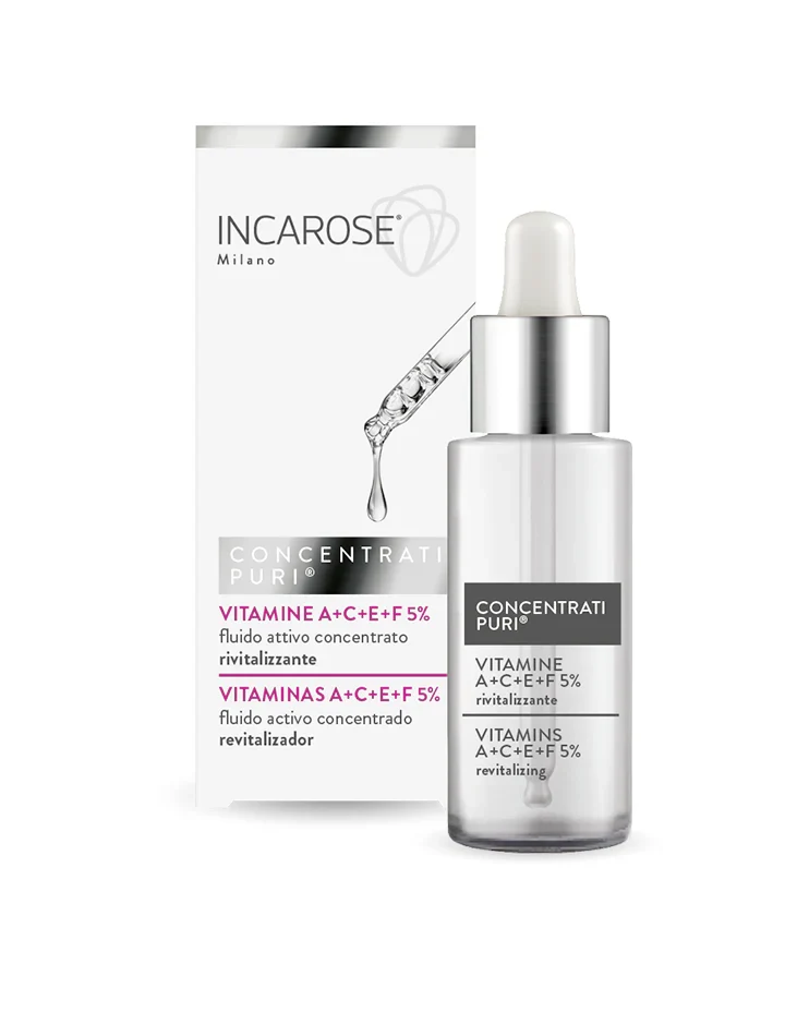 Fluido Attivo Concentrato Rivitalizzante Vit. A+C+E+F 5% INCAROSE 15 ml