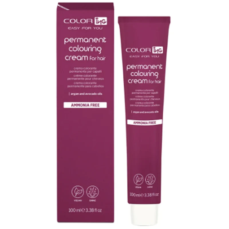 Tintura permanente per capelli ING Color 6.62 Ammonia Free Vegan 100 ml