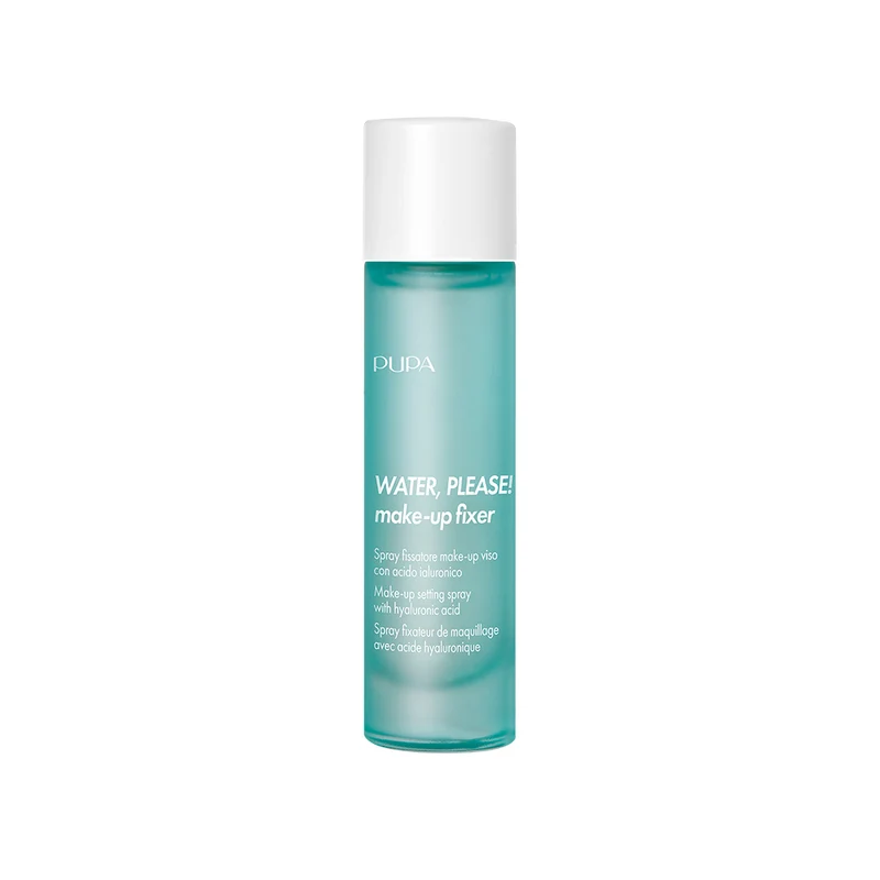 Water, please! Make-up fixer