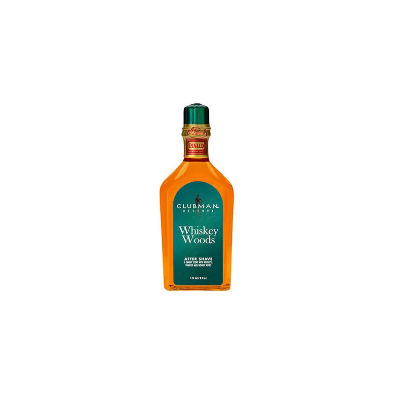 After Shave Whiskey Woods Clubman 177 ml.