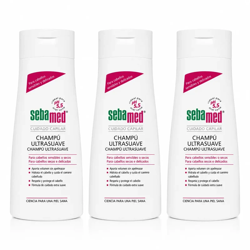 Sebamed Ultra Gentle Shampoo 400 Ml, pack 3