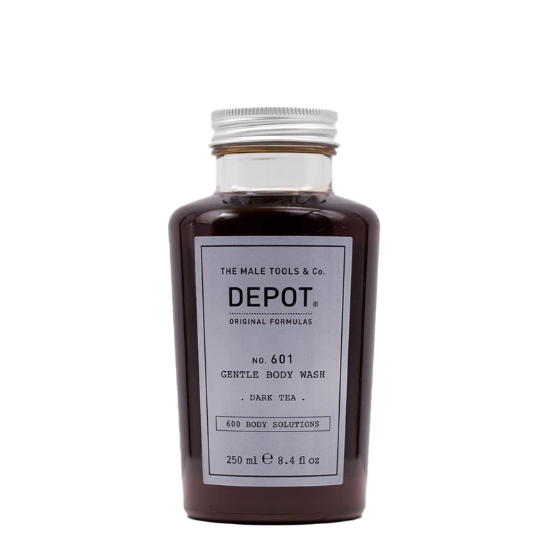 Depot Body Solutions No. 601 Gentle Body Wash Fresh Dark Tea 250ml - bagnoschiuma delicato