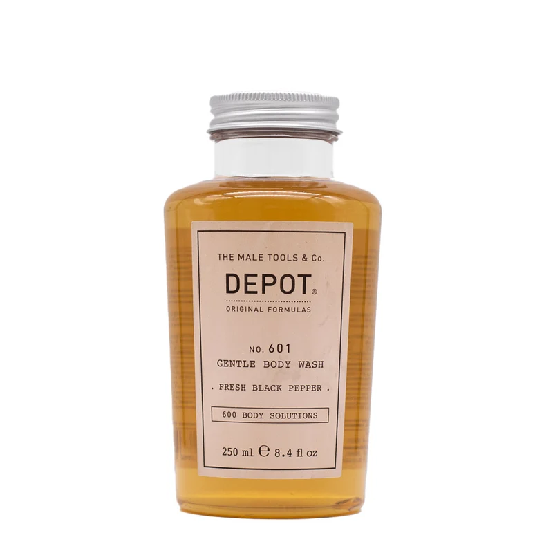 Depot Body Solutions No. 601 Gentle Body Wash Fresh Black Pepper 250ml - bagnoschiuma delicato