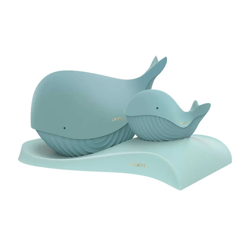 Whale n.4 + Whale n.1 Azzurro Cofanetto trucco