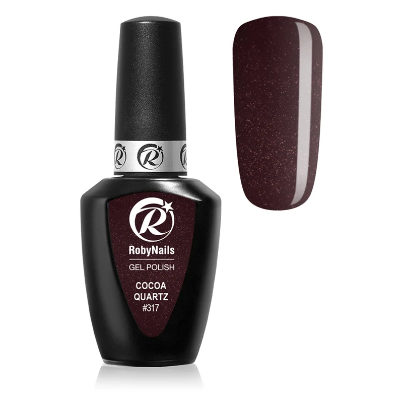 Gel Polish 317 Cocoa Quartz Roby Nails 8 ml