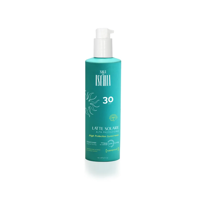 Latte Solare protettivo Viso Corpo SPF30 Sali di Ischia 150 ml