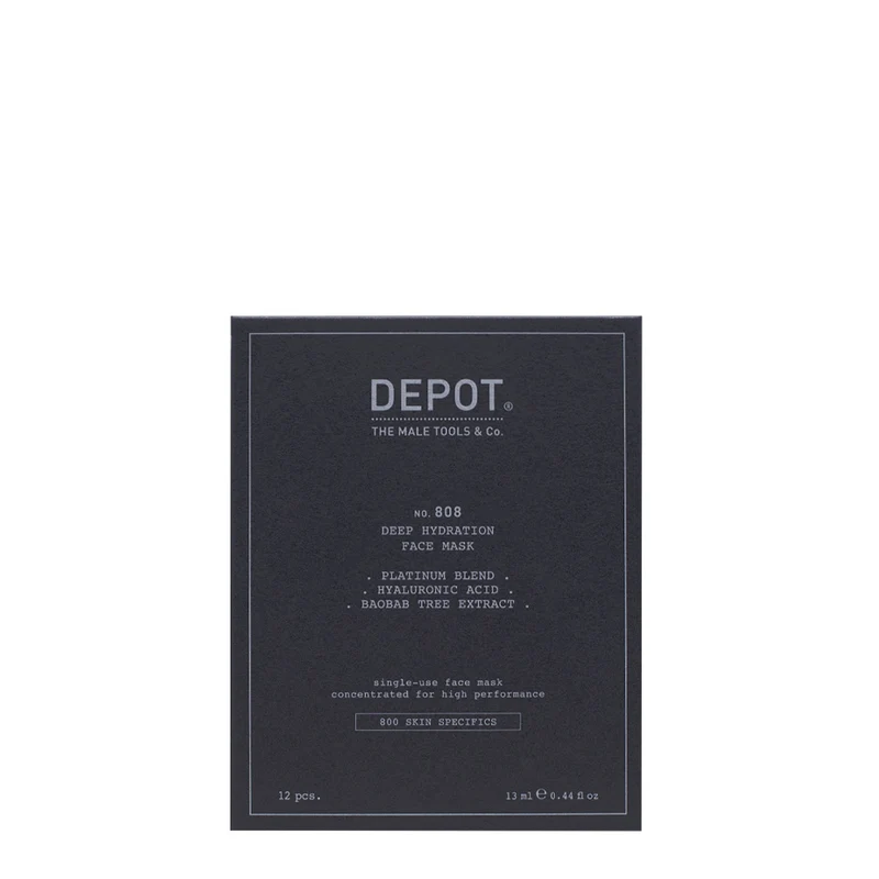 Depot Skin Specifics No.808 Deep Hydration Face Mask 12 pcs - kit maschere nutrienti intensive