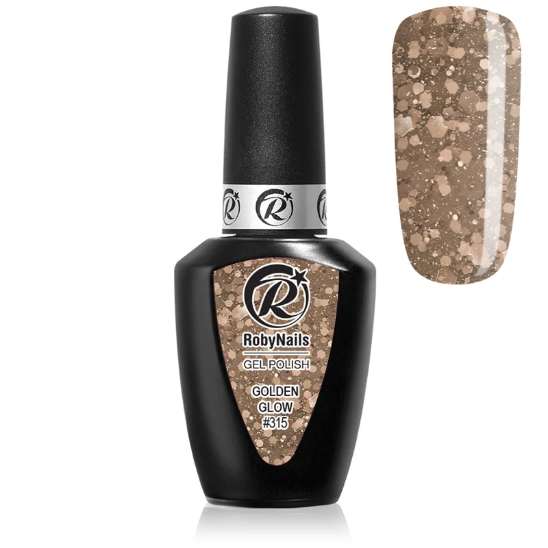 Gel Polish 315 Golden Glow Roby Nails 8 ml