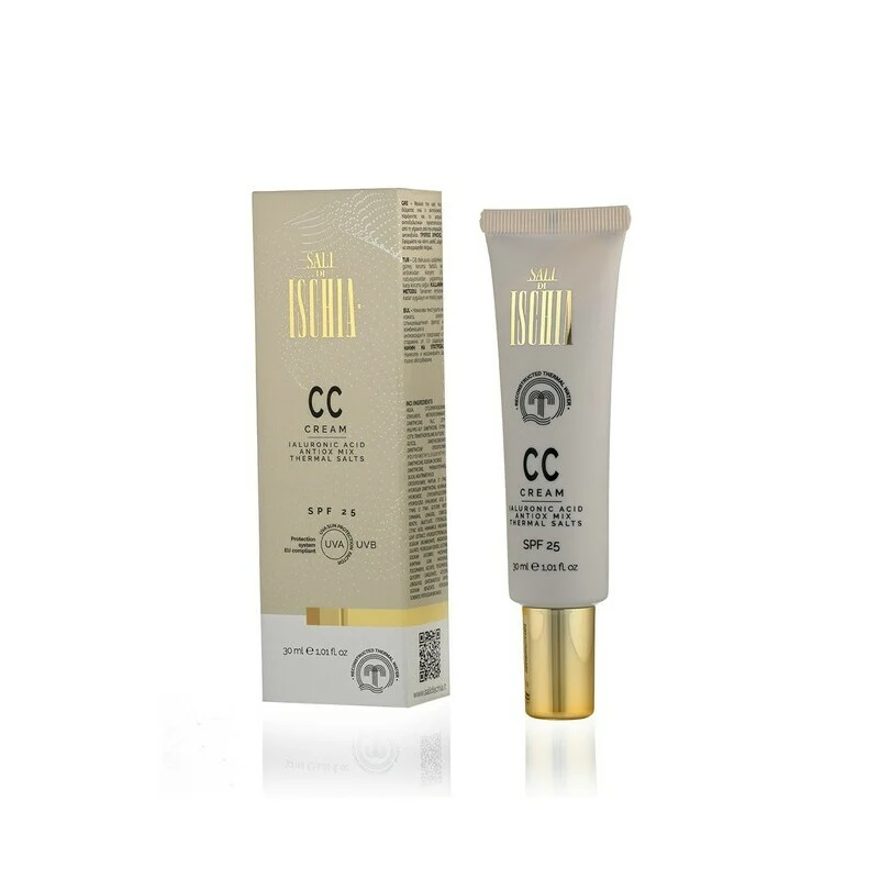 CC Cream con Acido Ialuronico Spf 25 MEDIUM 30 ml Sali di Ischia
