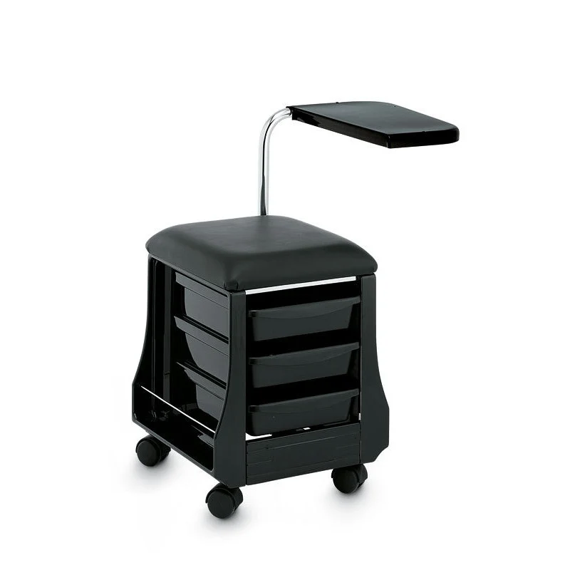 Sgabello con ruote Mini Mani art 110 nero