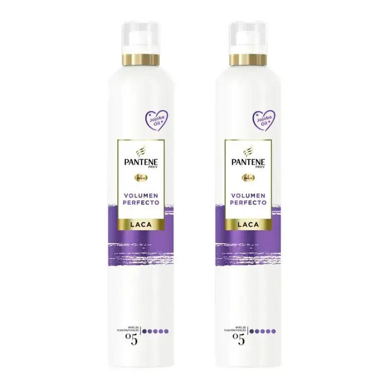 Pantene Pro-V Perfect Volume Hairspray, Pack 2 x 370 Ml