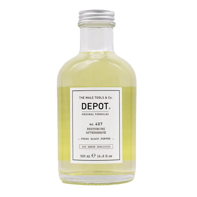 Depot Shave Specifics No.407 Restoring Aftershave 500ml - lozione tonificante rinfrescante dopobarba