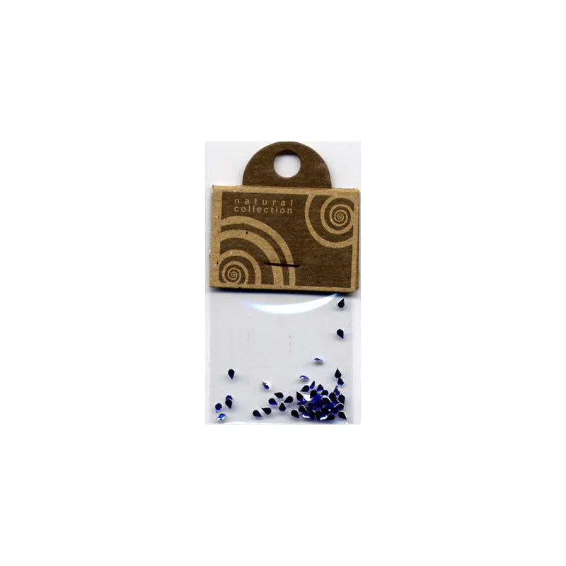 Natural Collection Brillantino unghie gocce blu