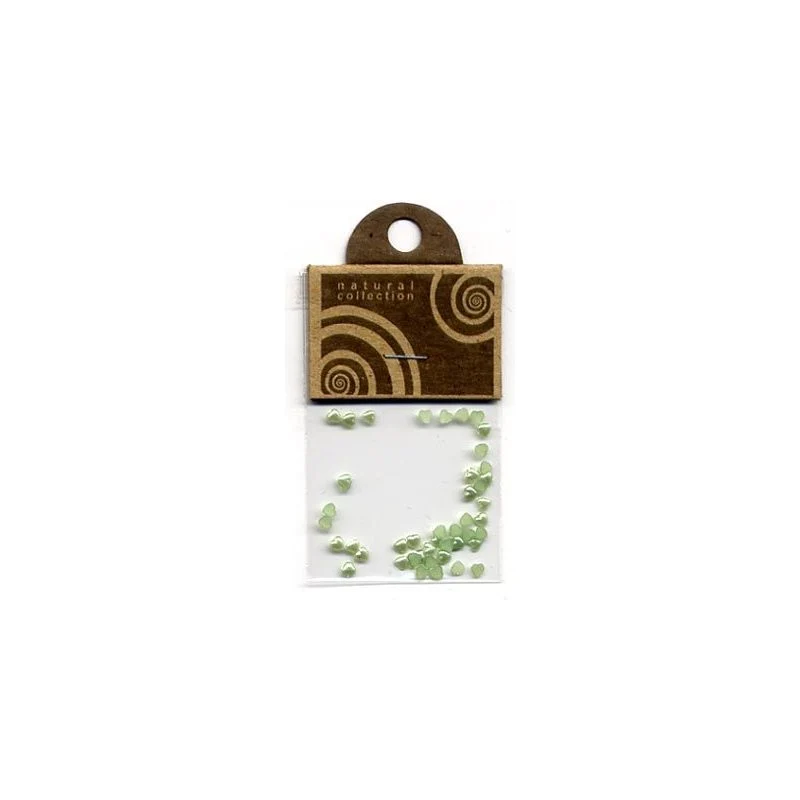 Natural Collection cuoricini bombati verde chiaro