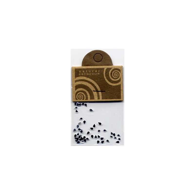 Natural Collection Brillantino unghie gocce argento
