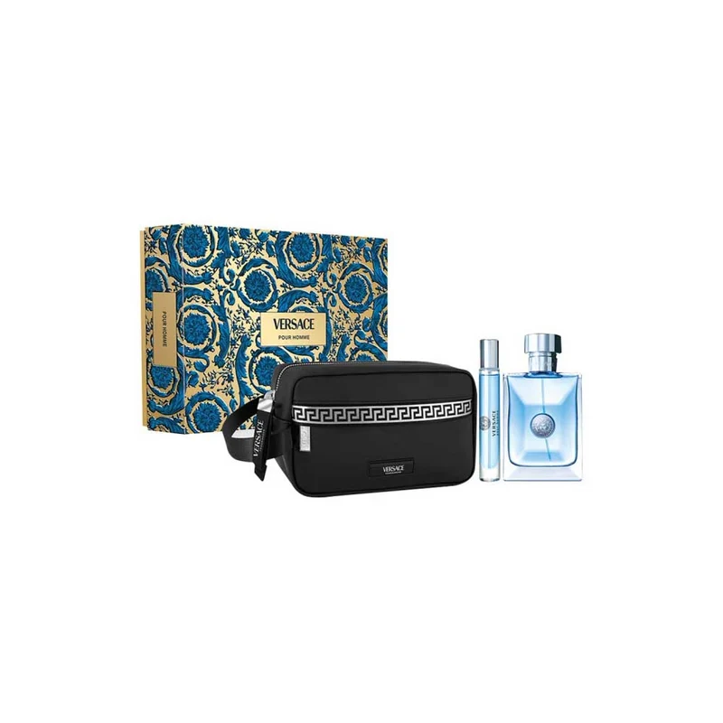 Versace Pour Homme Eau de Toilette con Travel Size Cofanetto Regalo