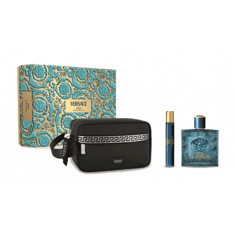 Eros Eau de Toilette con Travel Size Cofanetto Regalo