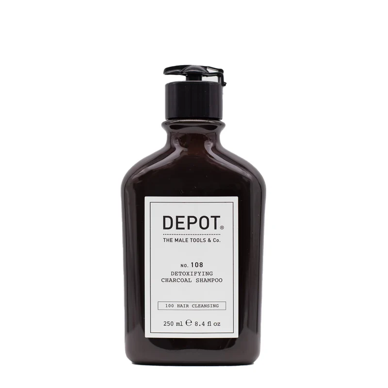 Depot Hair Cleansing No. 108 Detoxifying Charchoal Shampoo 250ml - shampoo detossinante