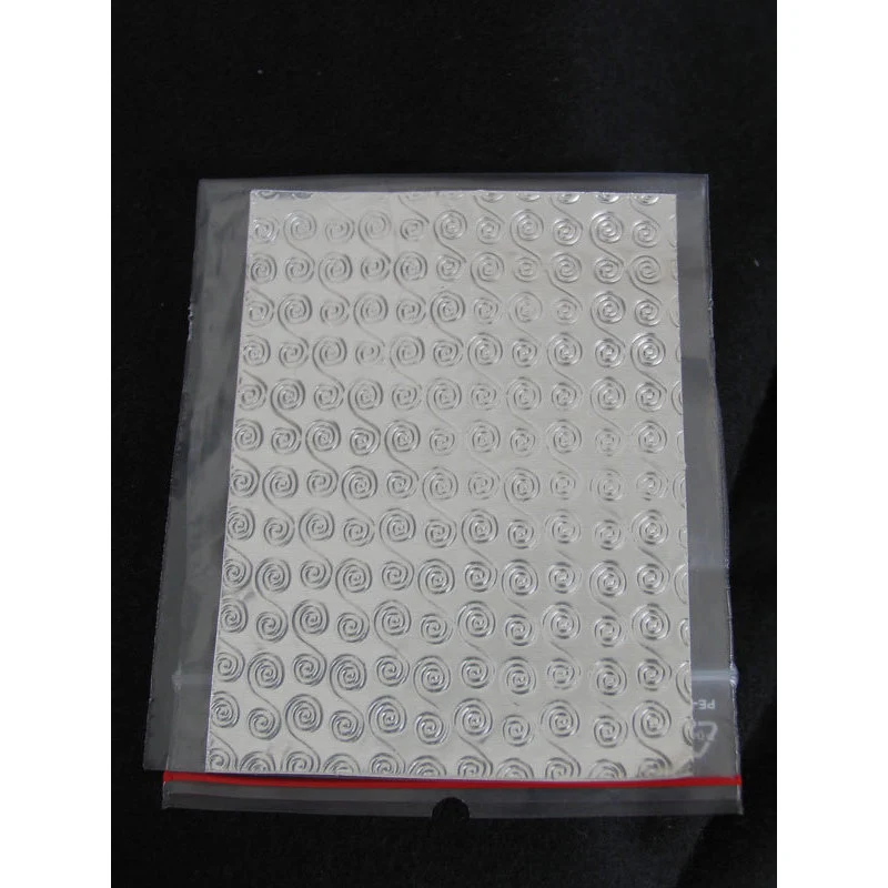 Sfoglia decoro per nail art argentata cod. QS_3006