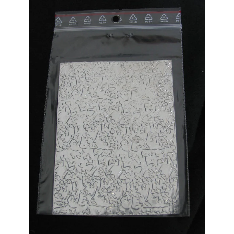 Sfoglia decoro per nail art argentata cod. QS_2993