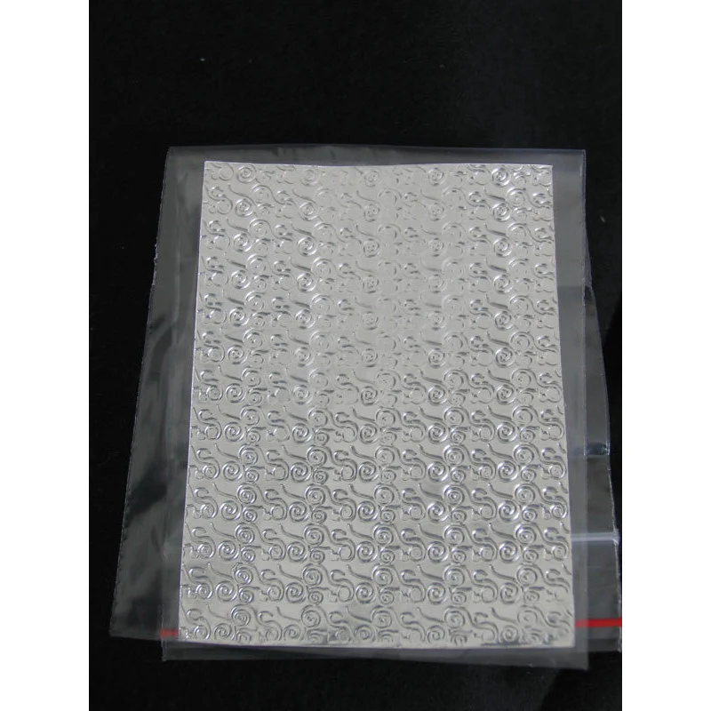 Sfoglia decoro per nail art argentata cod. QS_3011