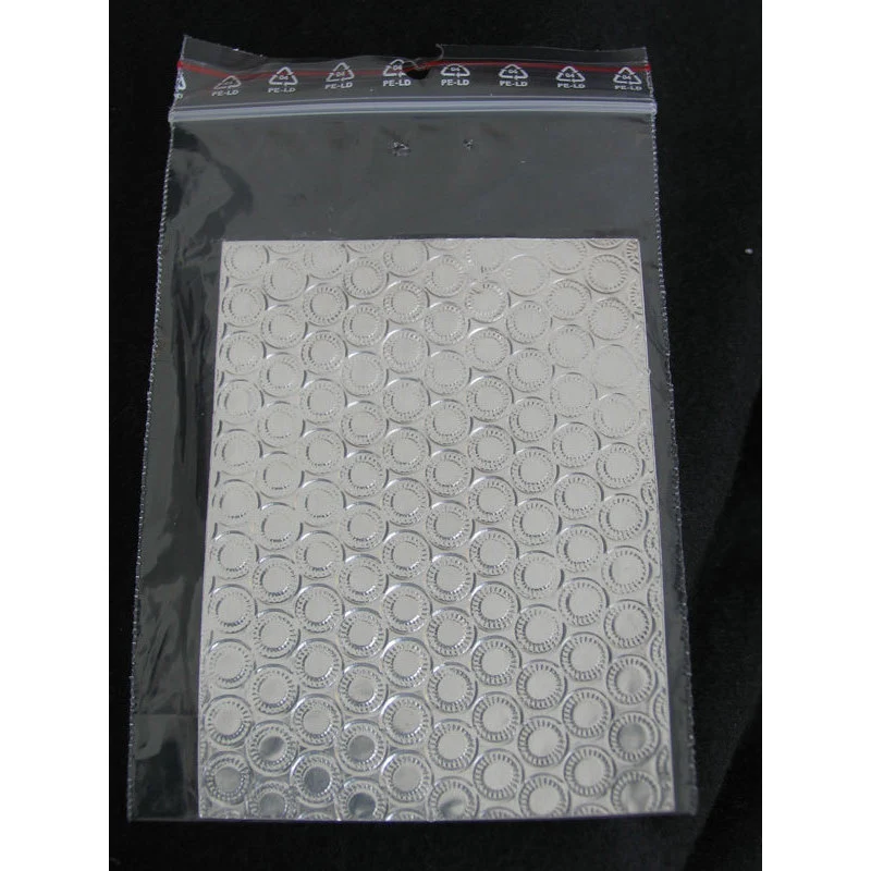 Sfoglia decoro per nail art argentata cod. QS_2998