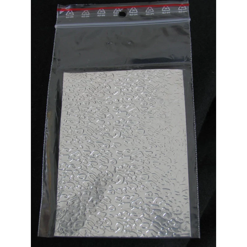 Sfoglia decoro per nail art argentata cod. QS_3013