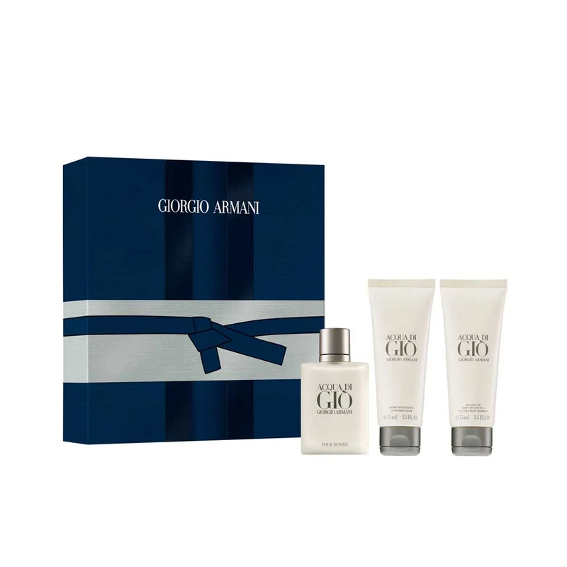 Acqua di Giò Eau de toilette Cofanetto regalo con dopobarbe e Docciaschiuma