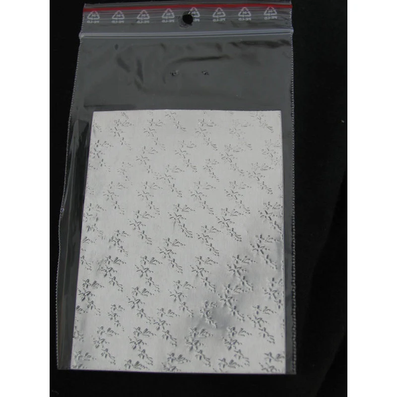 Sfoglia decoro per nail art argentata cod. QS_2994