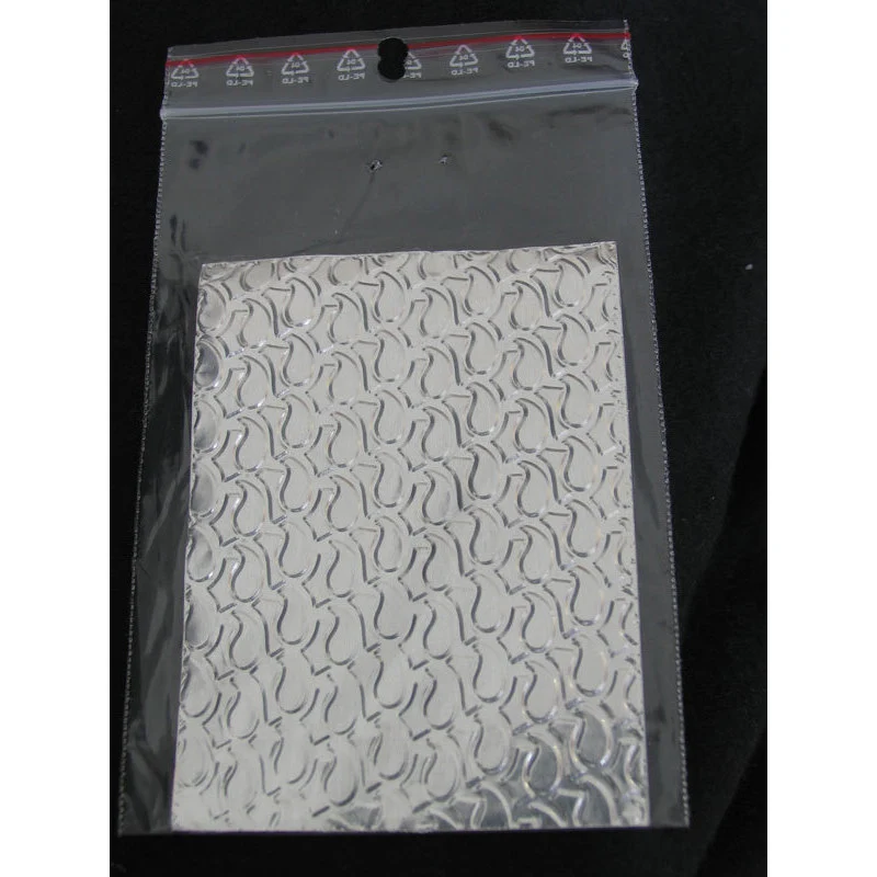 Sfoglia decoro per nail art argentata cod. QS_2995