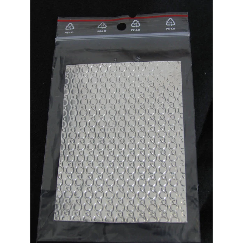 Sfoglia decoro per nail art argentata cod. QS_3009