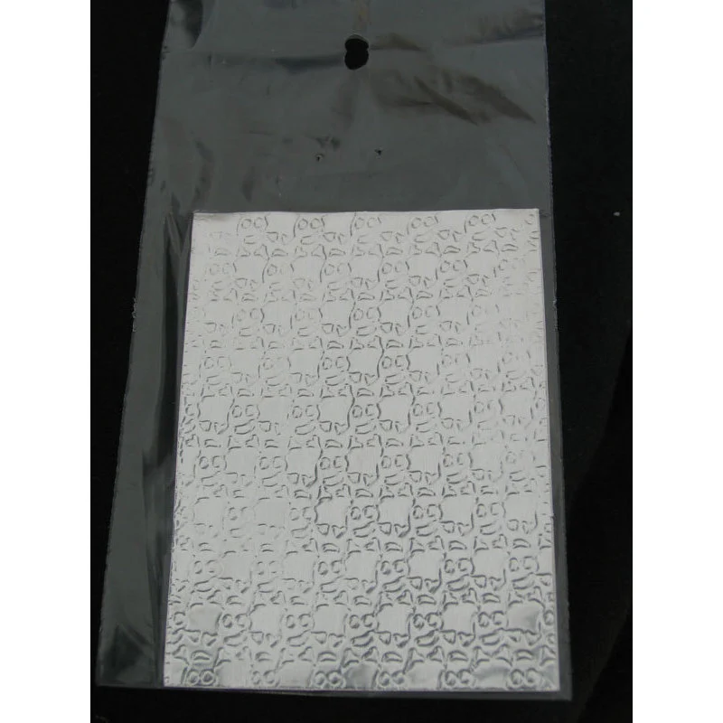 Sfoglia decoro per nail art argentata cod. QS_2996