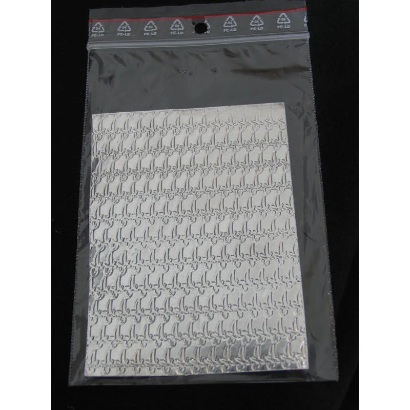 Sfoglia decoro per nail art argentata cod. QS_2987