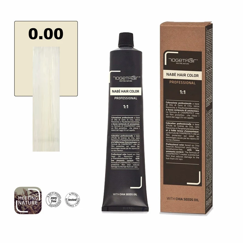 Nabe’ Hair Color nr. 0.00 Extra Bianco Togethair 100 ml