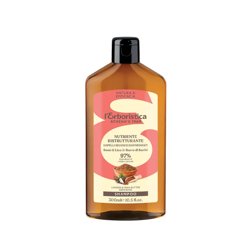 Shampoo Riparatore ai Semi di Lino e Burro di Karitè