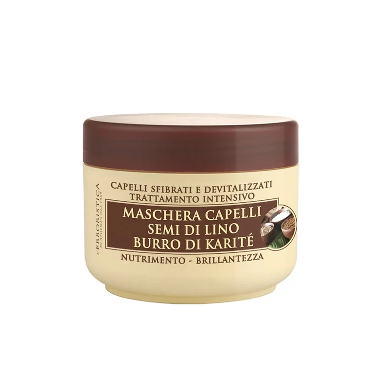 Maschera capelli ai Semi di Lino e Burro di Karitè