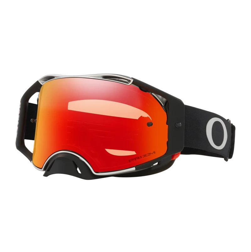 Maschera OAKLEY AIRBRAKE MX Tuff Blocks Black Gunmetal Schermo Prizm MX Torch Iridium
