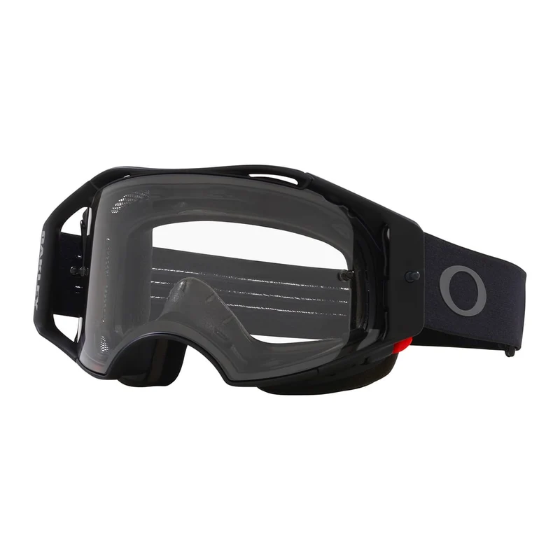 Maschera OAKLEY AIRBRAKE MTB Black Gunmetal Schermo Trasparente OO7107-21