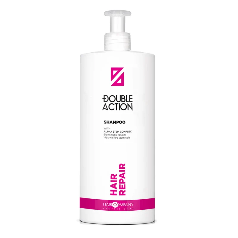 Hair Company Double Action Hair Repair Shampoo 1000ml - shampoo ricostruzione